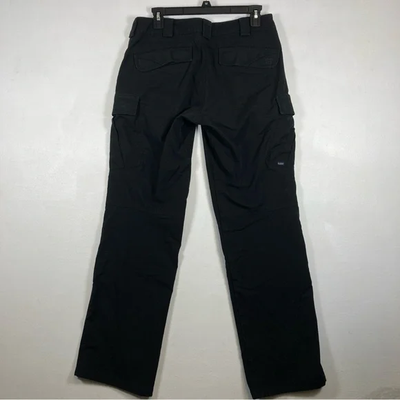 5.11 Tactical Series Cargo Pants Women's Black Utility Straight Size 8 Hiking - Picture 2 of 16